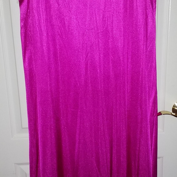 NEW VTG VANITY FAIR SHOCKING PINK IOO% NYLON  MEDI - Picture 5 of 6